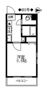福岡県福岡市早良区城西1【マンション】の間取り