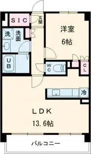 ラグゼナ和光【2階】の間取り