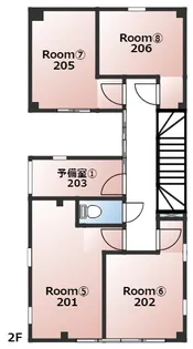 王子ビル(KSGビル)【2階】の間取り