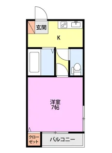 SAJA-Maple【2階】の間取り
