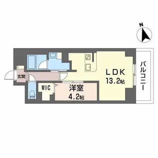 サンエール南堀江【2階】の間取り