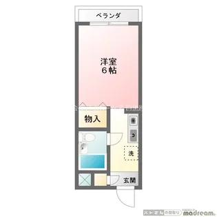 ロータスコート【1階】の間取り