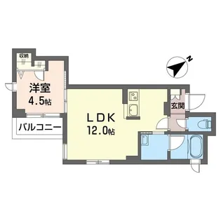 アポロズーム【2階】の間取り