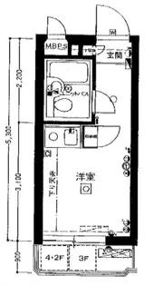 パレドール杉並【3階】の間取り