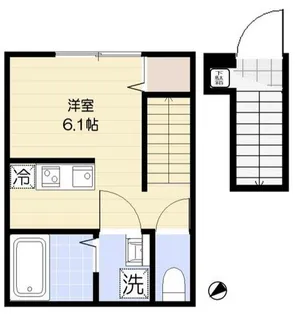 ソルナクレイシア久我山【2階】の間取り