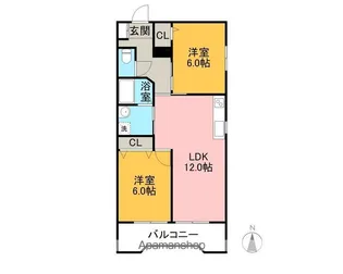 エステイトツジ【6階】の間取り