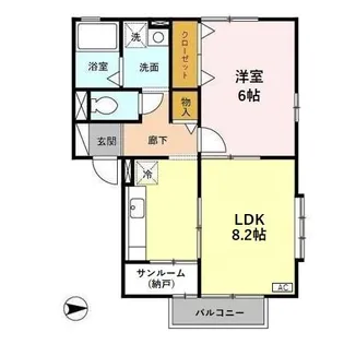 シャルム17【2階】の間取り