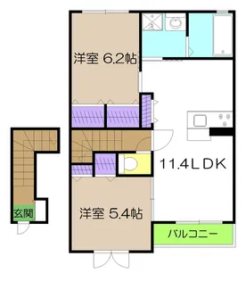 シャーメゾン ルフレの間取り
