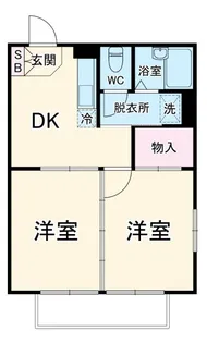 カトレアII【2階】の間取り