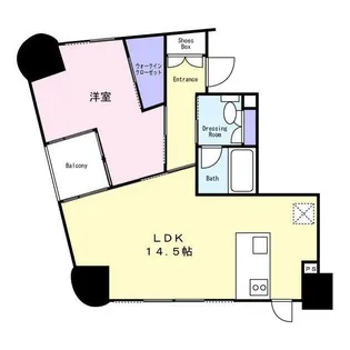 レグノ・プレミア高輪【11階】の間取り