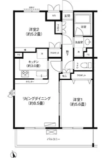 ステラメゾン下北沢【3階】の間取り
