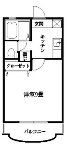 リバーステージ小松原【4階】の間取り