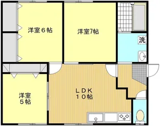コーポぎんざ【2階】の間取り