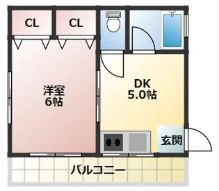 サンマンション【2階】の間取り