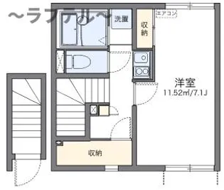 レオネクストサンクォーレねぎし【2階】の間取り
