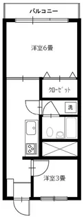 築地武蔵野マンション【7階】の間取り