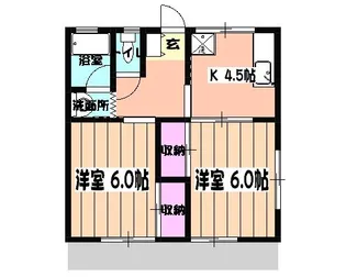 シャモニー【2階】の間取り