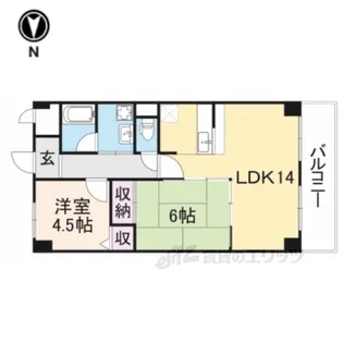 フォワイエセレスト【3階】の間取り