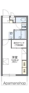レオパレスプロスペラーKOKADO【2階】の間取り