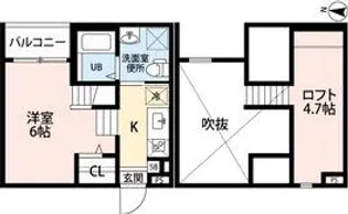 Dear court Nadia(ディアコート【2階】の間取り