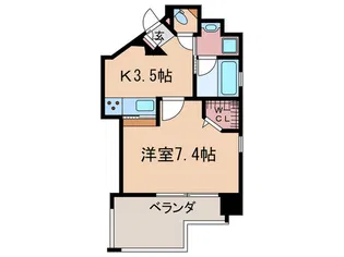 ルービンス宇品西【8階】の間取り