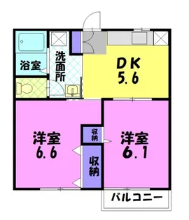アドヴァンス B【1階】の間取り
