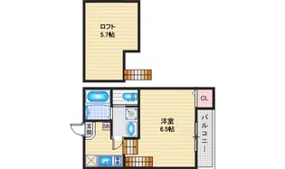 ハーモニーテラス長筬町IV【2階】の間取り
