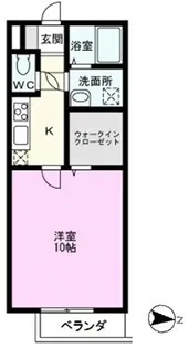 アレクリア【1階】の間取り