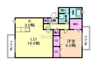 エルソニア【1階】の間取り