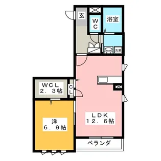 Alflat A【3階】の間取り