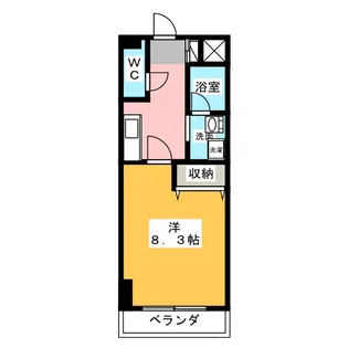 キャッスル葛ヶ谷【2階】の間取り