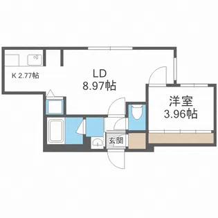 ARISTO北7条(アリスト北7条)【2階】の間取り