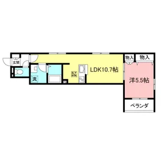 へーベルメゾン初台【2階】の間取り