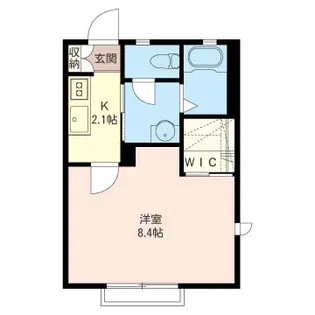 サンライズ・ミマス【2階】の間取り