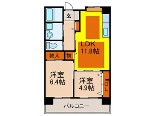OPH北千里駅前【3階】の間取り