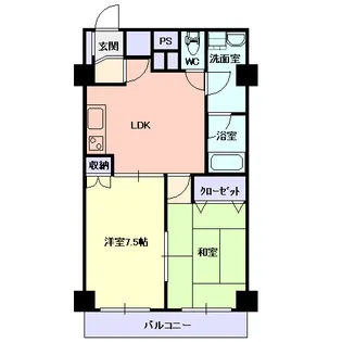 山形県山形市香澄町3【マンション】の間取り