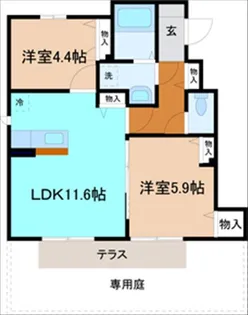 ショコラフレーズ【1階】の間取り