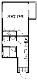 ゼルコバ中野【2階】の間取り