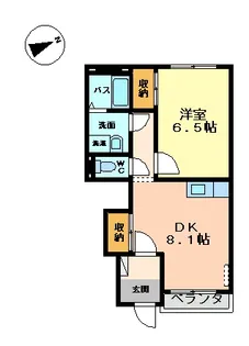 サニーコート【1階】の間取り