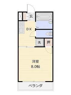 カルモパラッツォ【2階】の間取り
