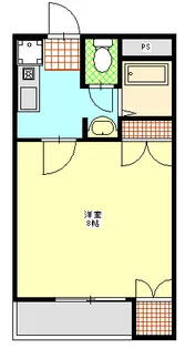 サンビレッジ青江【2階】の間取り