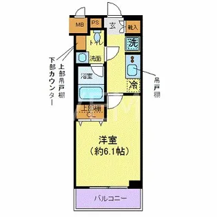 プレール・ドゥーク下丸子【4階】の間取り