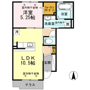 Warm Doma【1階】の間取り