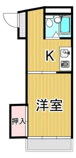 サンティン門奈【3階】の間取り