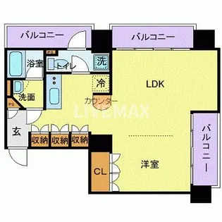 フロリスオーランティウム3【5階】の間取り