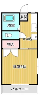 野田コーポ小松島【1階】の間取り