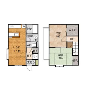 エクセルハイツツルギの間取り