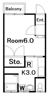MIYOSHIハイツ【1階】の間取り