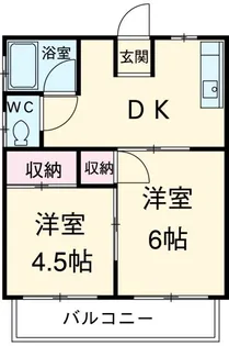 ハイツルピナス【2階】の間取り