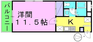 ロイヤルパレス江並【4階】の間取り